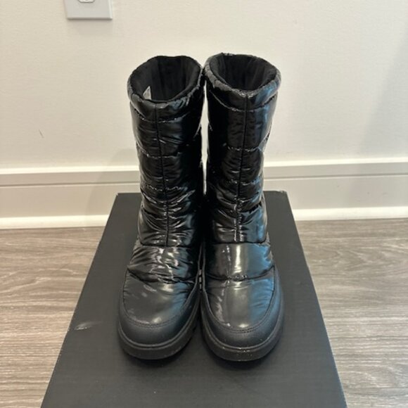 Sorel Joan of Arctic Next Lite Mid Puffy Snow Boots Black Sz 8 - Picture 1 of 8